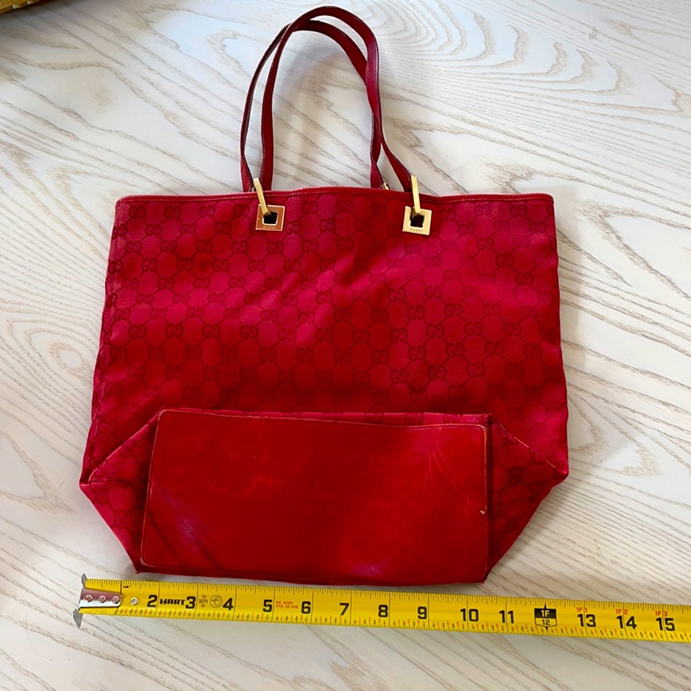Gucci red tote